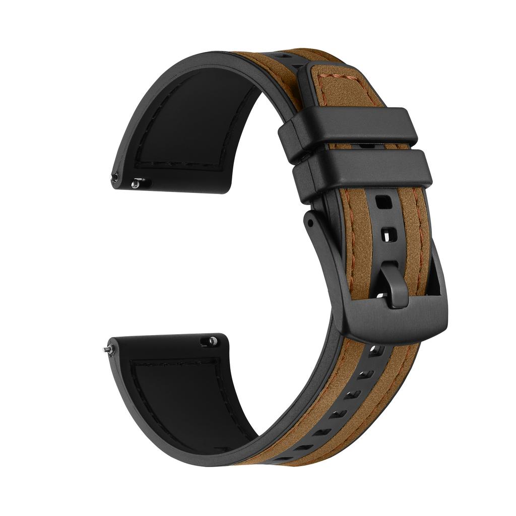 22mm Leather Silicone Strap For HUAWEI WATCH 4 Pro GT 2 3 SE GT4 46MM / Runner / Ultimate Replacement Band Watchband Bracelet