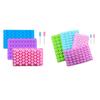 Silicone Gummy Bear Molds Mini Candy Mold for Kids with Droppers Dinosaur Heart Donut Shapes Easy Release Cake Mold