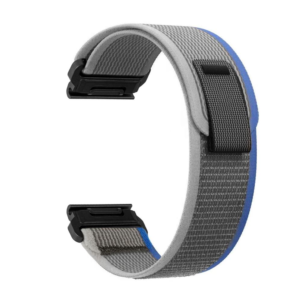 22mm 26mm Nylon Strap For Garmin Epix Pro 51mm 47mm Mk2i/Mk1 Enduro MARQ Gen 2 Outdoor Canvas Trail Loop Braided Quick Fit Bands