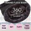 Soft Winter Beanie Hat Scarf Set Thicken Warm Wool Hat Cold Protection Thermal Knit Cap  Women/men