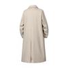 Mens Wool Blend Coat Warm Mid-Length Overcoat Stylish British Style Trench