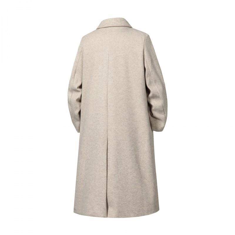Mens Wool Blend Coat Warm Mid-Length Overcoat Stylish British Style Trench