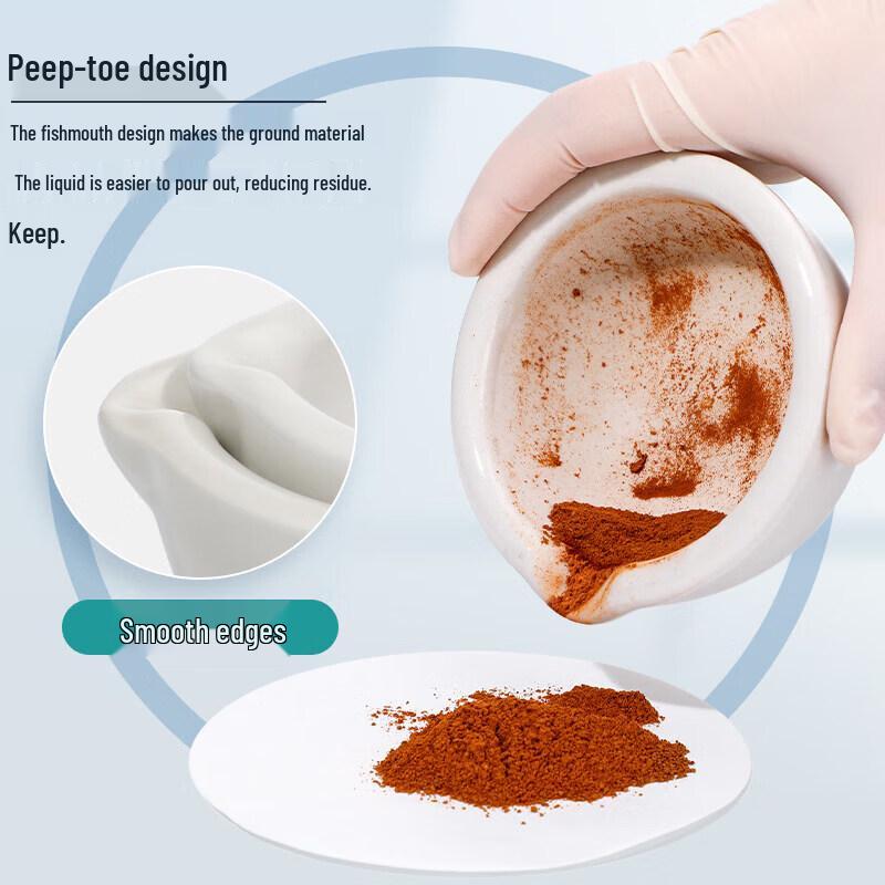 Thickened Ceramic Mortar and Pestle Set