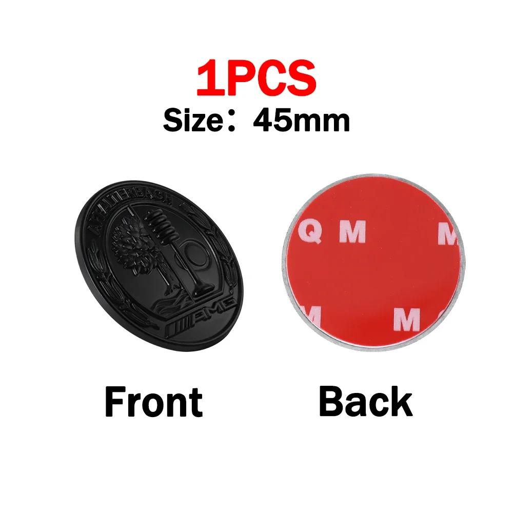 45/65mm 3D Metal Car Emblem Body Trunk Sticker Auto Decoration Accessorie for Mercedes Benz AMG E C G M R S Class W176 W204 W212