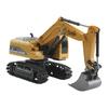1/24 Rc Excavator Truck 6Ch 1027 Alloy Remote Control 4 Wheel Drive Lights Sound Effect One-Button 360 Rotation Kids Toys Boy