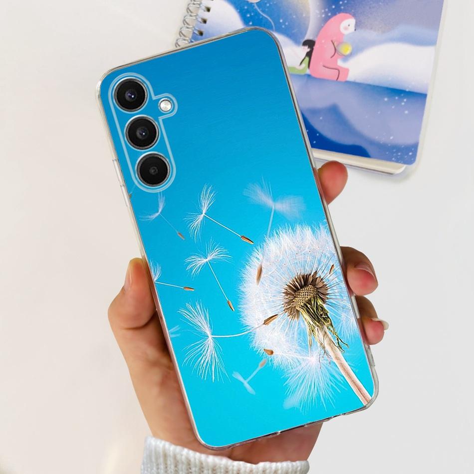 For Samsung Galaxy A24 SM-A245F Phone Case Stylish Cat Painted Soft Silicone TPU Cover For Samsung A24 A34 A54 A346B SM-A546B