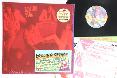 LP Record ROLLING STONES  Dirty Work 28AP3150 ROLLING STONES 1986 Japan Rock Used