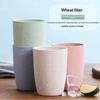 12Pcs Wheat Straw Cup Plastic Mouthwash Water Cup Brushing Cup Potable Drinking Travel Cup For Kids Adults