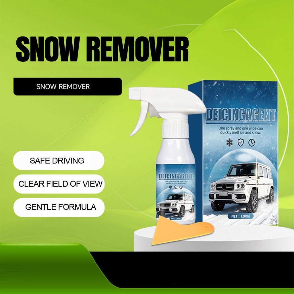 Windshield -Icer Spray For Car Fast Ice And Snows Remover Multi-Functional Powerful Defrosting And Snow Melt Agent Winter Car120ml