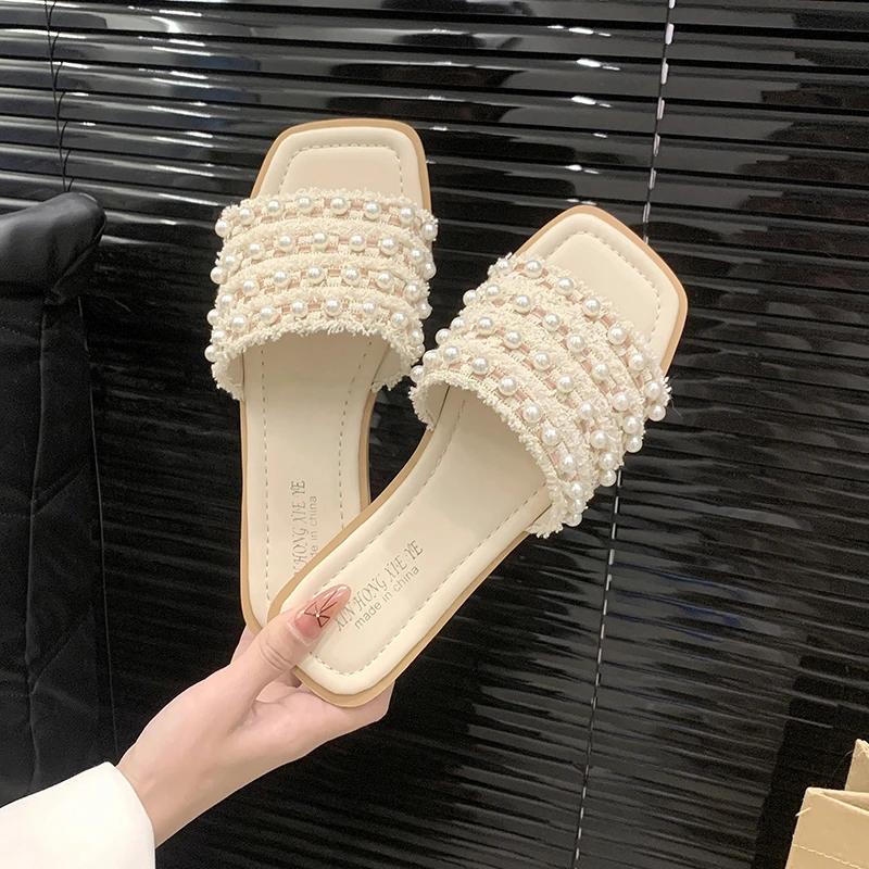 Fashion Summer Fashion Women's Slippers 2025 New Non-Slip Hot Sales  Shoes Outdoor Fashion Leisure 35-43 Large Size Slippers