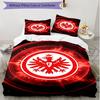 3pcs Duvet Cover Set (1*Duvet Cover + 2*Pillowcase, Without Core), Eintracht Frankfurt Print Soft All‑Season Bedding Set, Home Bedroom Decor Gift