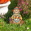 Eye Catching Ground Plug Party Garden Decorative Stakes Party Scene Thanksgiving Day Outdoor Floor Insert For Yard Lawn