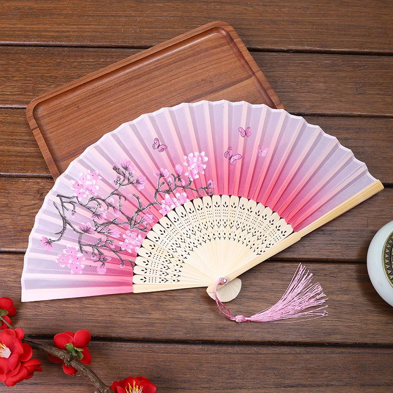 Ancient Style Folding Fan: Hanfu Dance Accessory & Photo Prop