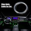 ACROPIX Fiber Optic Cable Glow Car Light Decoration Universal 3mm 5M Clear 1pcs