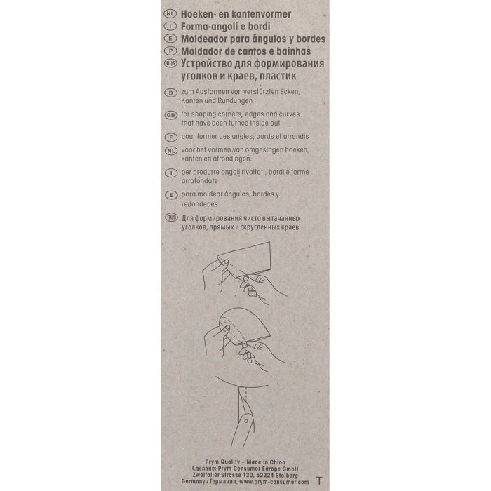 PRYM Aide à La Confection Angles Courbes et Arêtes