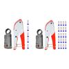 Coax Cable Crimper Tool Premium High Performance Coaxial Cable Compression Fitting Tool Kit for Cable TV Video Audio Work