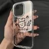 Custodia per telefono in acrilico per iPhone 11 13 16 ProMax Custodia iPhone 13 14 15 ProMax 12 13 ProMax Custodia Samsung A55 A05S A54 A06 S22 A15 S23 A12 A22 A52S Cartone animato