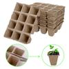 40pcs Peat Pot Seedling Tray Plantable Germination Cups With Labels For Vegetables Flowers Garden Backyard Balcony Greenhouse