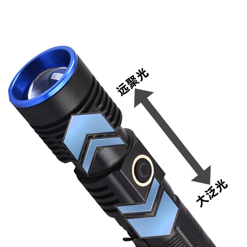 P80 LED USB Rechargeable Flashlight