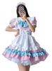FULINE Maid Cosplay Maid School Party XL Women's Dress, Costume, Lolita, Cafe, Alice-inspired Costume, Festival, Supplies, Pink,