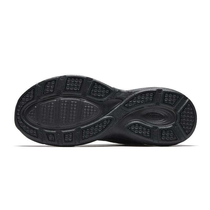 Anta Men Galaxy Retro Versatile Thick-Sole Elevation Soft Comfort Casual Shoes Black Silver 912618839-4
