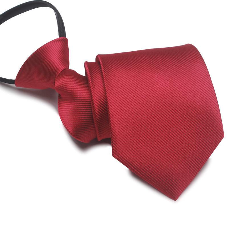 Mens Business Polyester Tie With Arrow Design And Zipper Closure For Office