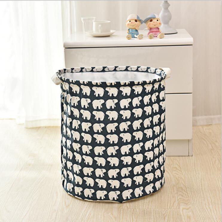 Foldable Laundry and Toy Storage Basket