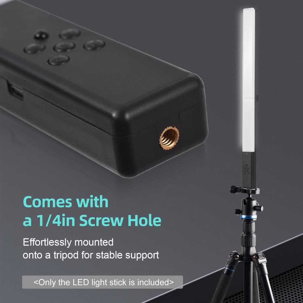 20W zweifarbige LED-Röhrenlichter, faltbarer Lichtstab, LED-Licht mit Griff, Farbtemperatur 3200K-5500K