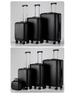 Large Capacity Front Opening Multifunctional Carry-On Trolley: Scratch & Wear-Resistant Travel Suitcase