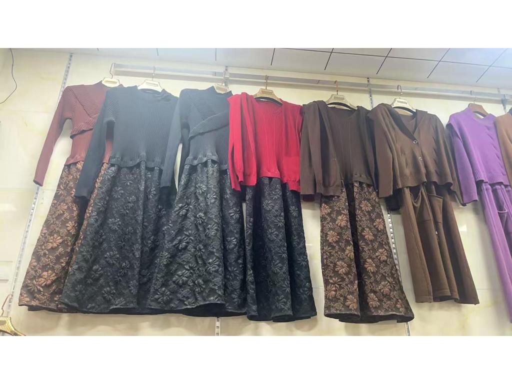 Autumn Winter 2026 High-End Goddess Style Knit Dress for Women