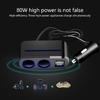2 Way Multiple Socket Car Cigarettes Lighter Splitter USB Charging 12V/24V Adapter with USB Port