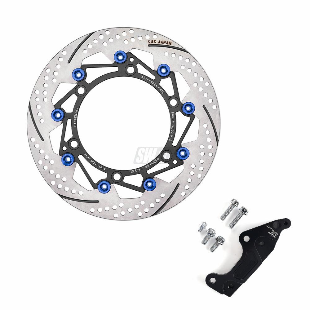 Motorcycle FRONT Brake Disc Rotor 300MM For Honda FORZA350 Modification Radiation Connection Code Adapter Code Set