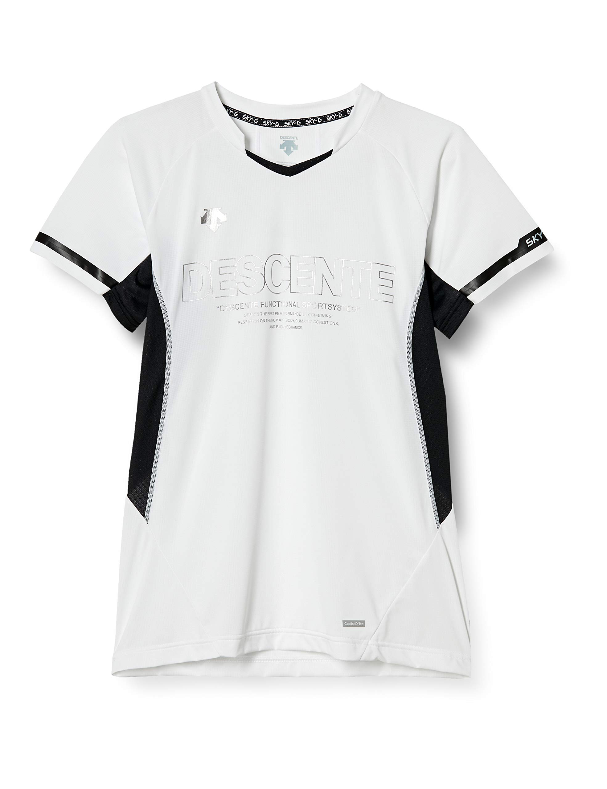 

[DESCENTE] Футболка, тренировочная рубашка с коротким рукавом, WH S