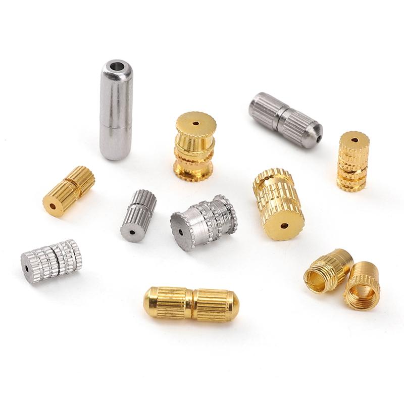 1-10pcs/Bag Plated Screw Clasp Barrel Screw Clasps For Bracelet Necklace Jewelry Making Findings Accessories