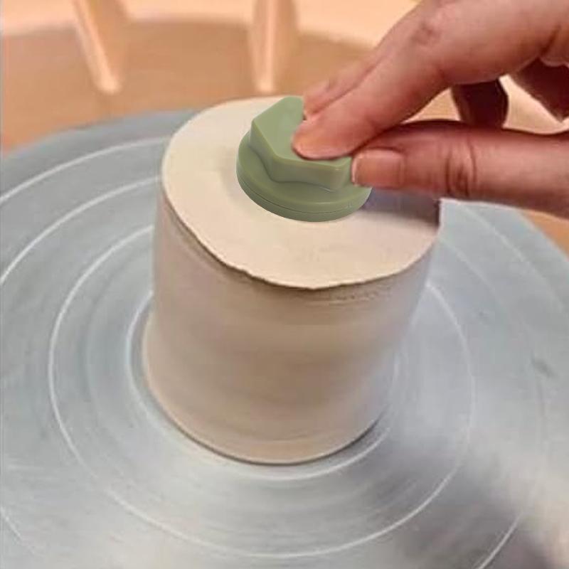 Ceramiczna glina Garncarstwo Toczenie Przycinanie Spinner Narzędzie,Narzędzia do wykańczania ceramiki Glina Ceramiczna Obrotowe Obrotowe Glina Małe Narzędzia