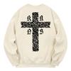 KAN6312 Kmc0205 Kentic Cross Fleece-Lined Sweatshirt Cream