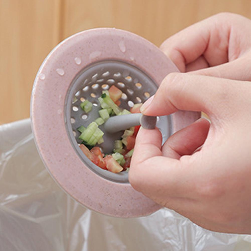 11cm Sink Filter Anti-blocking Silicone +wheat Straw