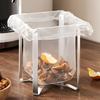 Foldable Trash Bag Holder Stainless Steel Kitchen Countertop Garbage Bag Stand & Organizer