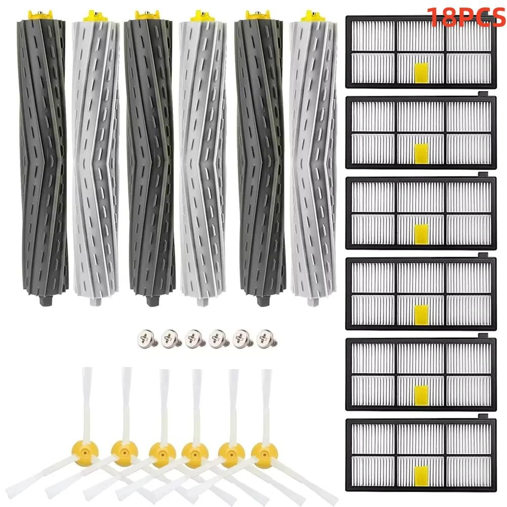 HEPA Filter Hauptseitenbürsten Für iRobot Roomba 800 900 Serie 805 864 871 891 960 961 964 980 Staubsaugerteile Zubehör