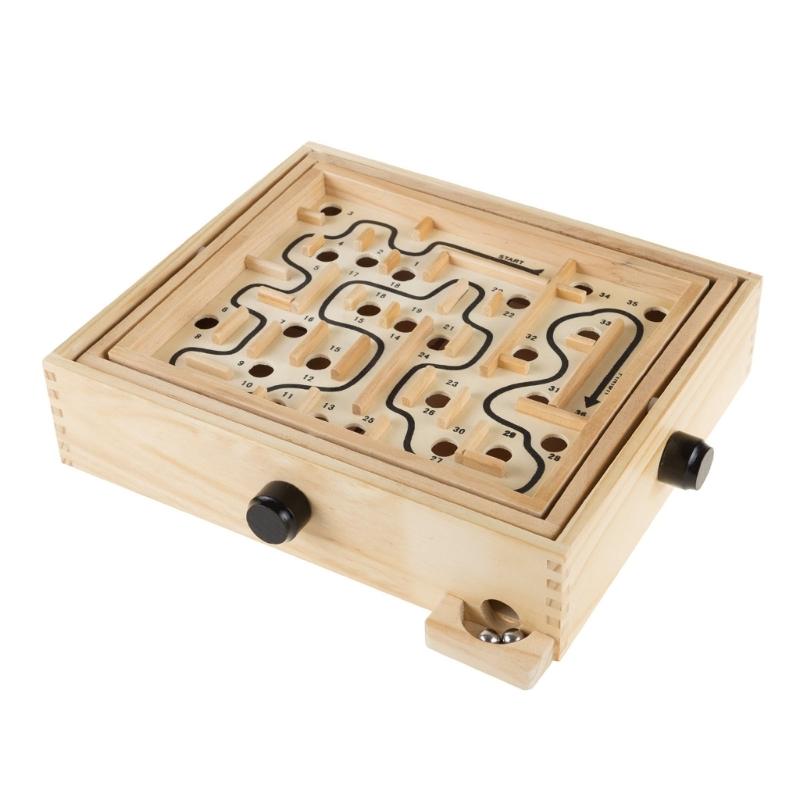 Cognitive Training Bead Maze Toy Labyrinths Puzzle Game For Children Space Training and Fine Motor Skill Development