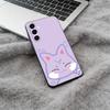 Cute-A-N-I-T-E-E-Z Black Soft Silicone Phone Case for Samsung Galaxy A73, A71, A72, A70, A53, A52, A51