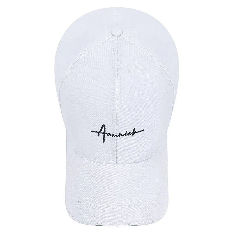 Hat Women's Korean Version Letter Embroidery Cap Baseball Cap Internet Celebrity Sports Breathable Hat Sun Hat