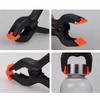 2-10 Pcs Woodworking Spring Clamps 2/3 Inch A Type DIY Tools Nylon Plastic Clip for Woodworking Holding