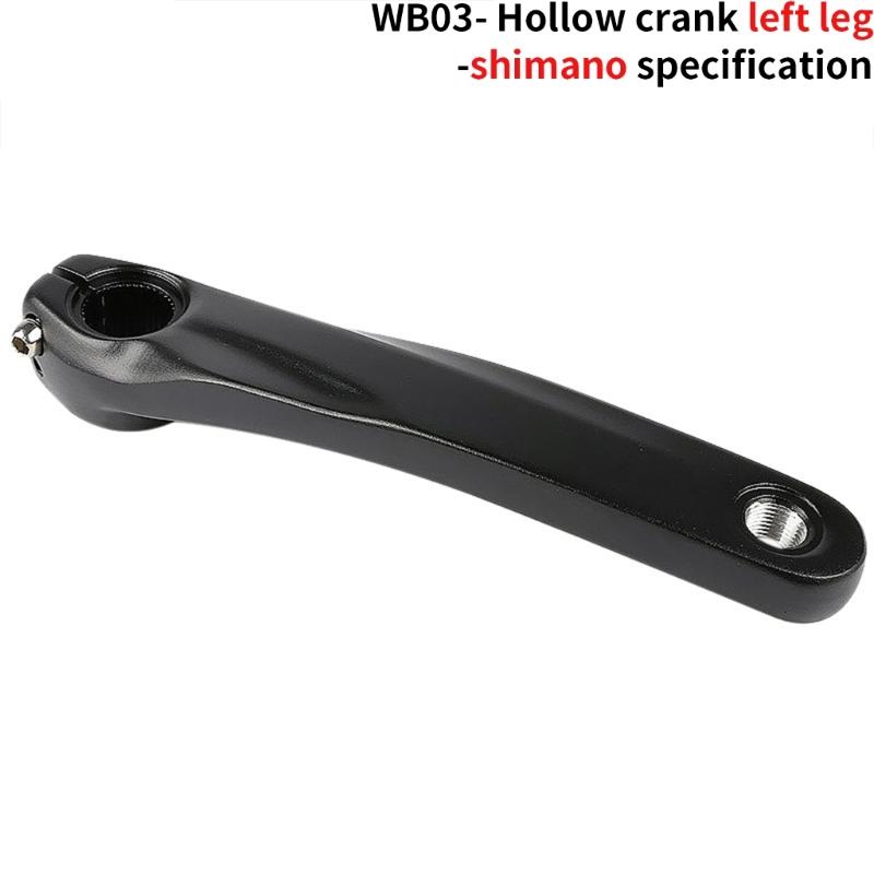 Bicycles Crank Arm, 220mm Aluminium Alloy Direct Mount Crank Arm Black Left Crank Arm Replacements for Mountain Bicycles