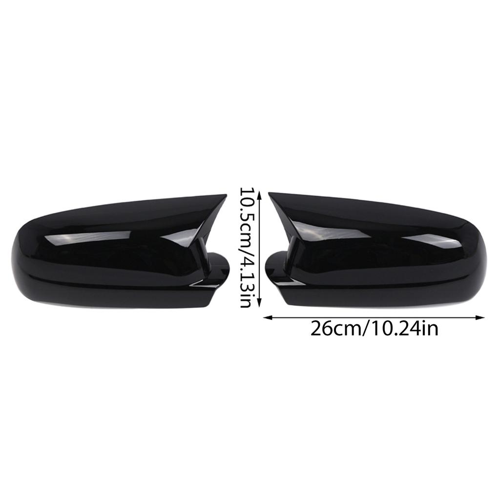 Car Side Wing Rearviews Glass Cover Caps for 1998-2004 Golf Mk4 Replaces Part Number 3B0857537B,3B0857538B