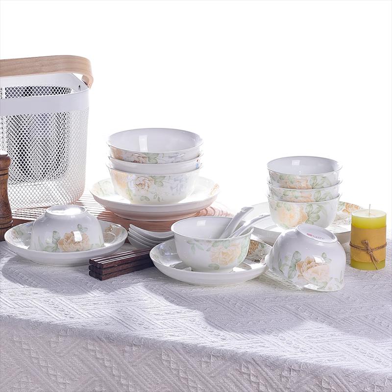 

ARIS Dreamy Flower Shadow 26-Piece Ceramic Dinnerware Set