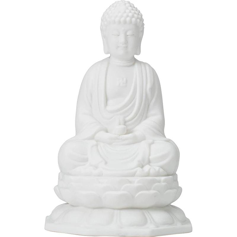 Ceramiczna Avalokitesvara Shakyamuni Ksitigarbha statua biały materiał porcelanowy wbudowana lampa LED dekoracja domu statua buddy