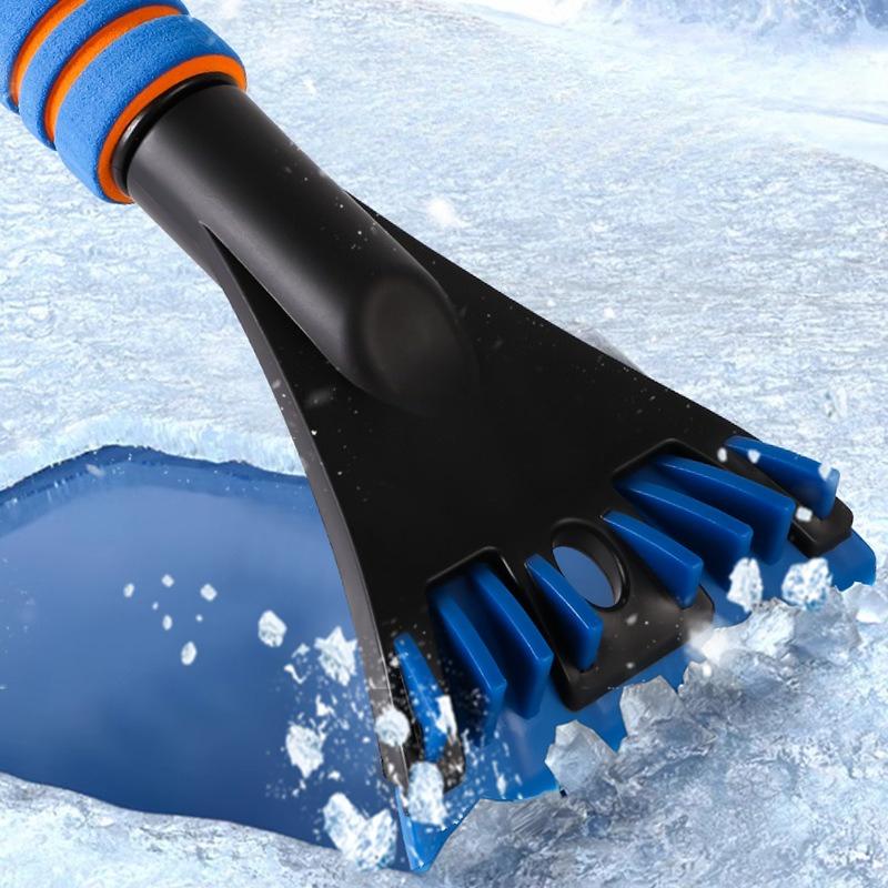 Ice Scrapers For Car Windshield Detachable Aluminum Snow Brush Ice Scrapers No-Scratch Ergonomic Car Accessories Heavy Duty Snow