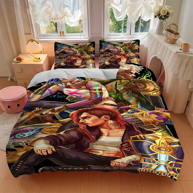 3Pcs Fantasy Warrior Trio Bedding Sets For All Sizes New 3D Printed Bed Cover Comforter Duvet Cover Pillowcase Bedroom Decoration