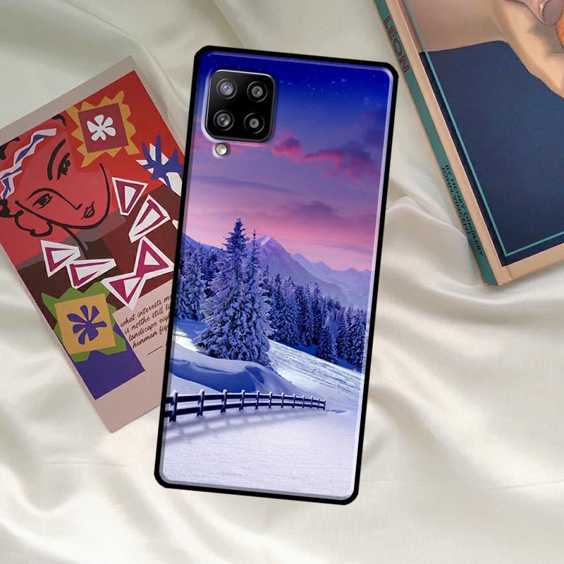 Landscape Winter Light Snow Case For Samsung Galaxy A56 A36 A06 A13 A53 A32 A12 A22 A52 A35 A26 A16 A55 A15 A54 A34 A14